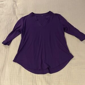 Elegant Purple Women's Top